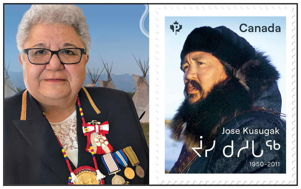 New stamps unveiled by Canada Post in Indigenous Leaders series